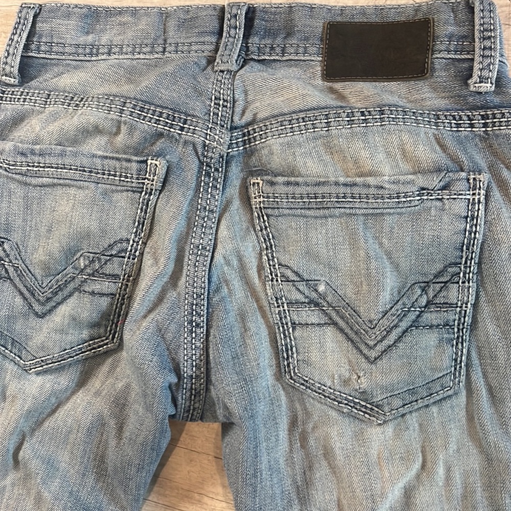 BKE Men’s Jeans Size: 27S CARTER STRAIGHT LEG Color: Blue